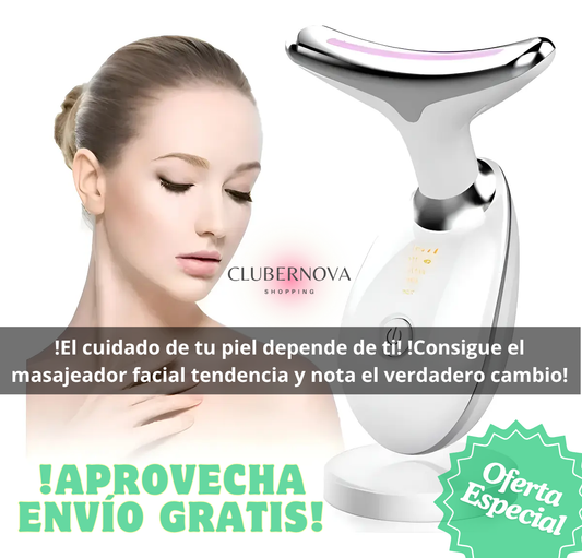 Masajeador Facial Led CluberlyGlow
